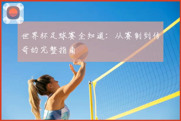 世界杯足球赛全知道：从赛制到传奇的完整指南